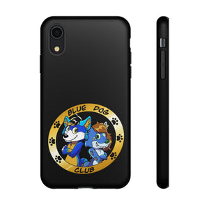 Hund The Hound - Blue Dog Club - Phone Case Phone Case Printify iPhone XR Matte 