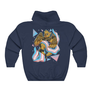 The Wolf Dragon - Hoodie Hoodie Cocoa Navy Blue S 