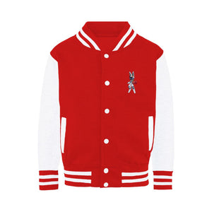 Captain Rabbizorg - Varsity Jacket Varsity Jacket Lordyan Fire Red / White XS 
