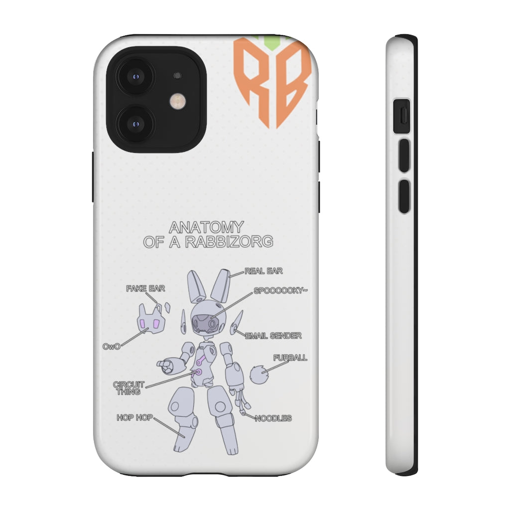 Anatomy Of a Rabbizorg - Phone Case Phone Case Lordyan iPhone 12 Glossy 