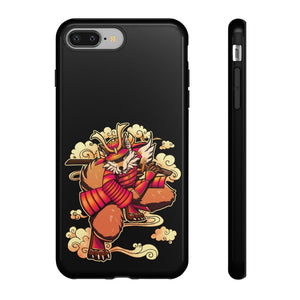 Furry Samurai by Isagu Art - Phone Case Phone Case Artworktee iPhone 8 Plus Glossy 