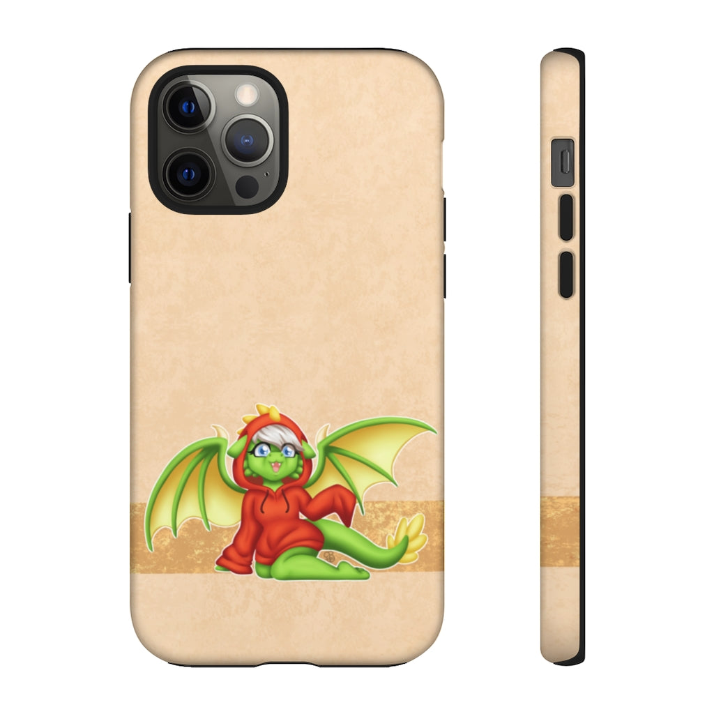Green Hoodie Dragon by Sabrina Bolivar Phone Case Artworktee iPhone 12 Pro Matte 