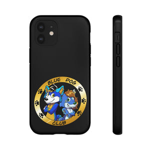 Hund The Hound - Blue Dog Club - Phone Case Phone Case Printify iPhone 12 Mini Glossy 