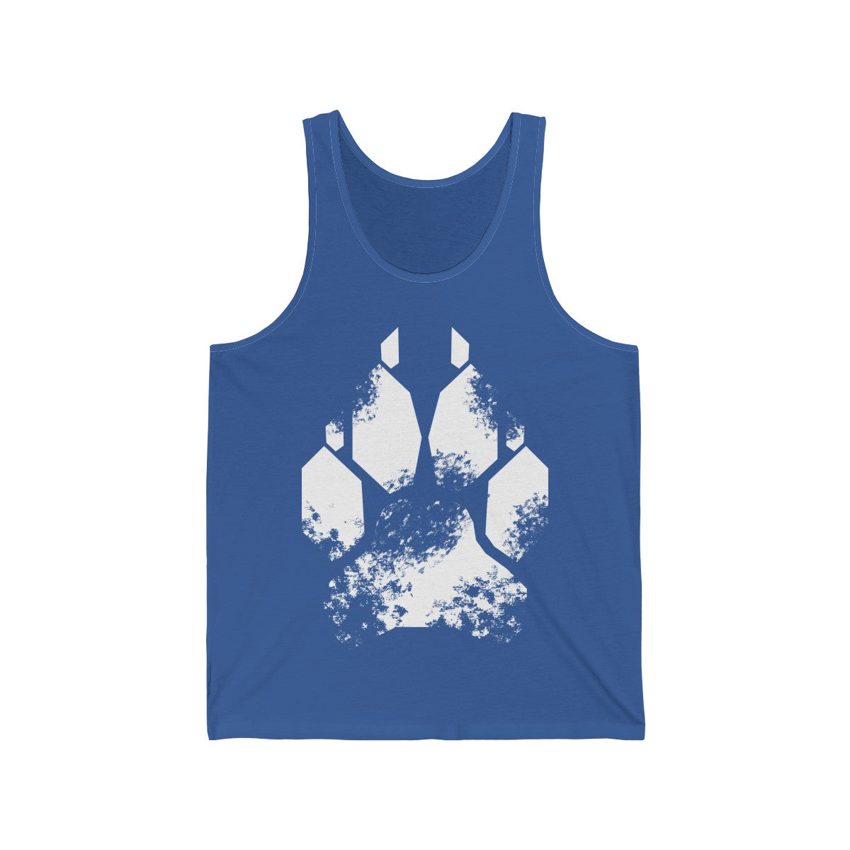 Splash White Canine - Tank Top Tank Top Wexon Royal Blue XS 