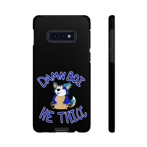 Thicc Boi With Text - Phone Case Phone Case AFLT-Hund The Hound Samsung Galaxy S10E Glossy 