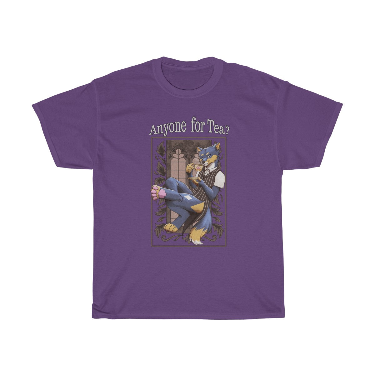 Anyone for Tea? - T-Shirt T-Shirt Artemis Wishfoot Purple S 