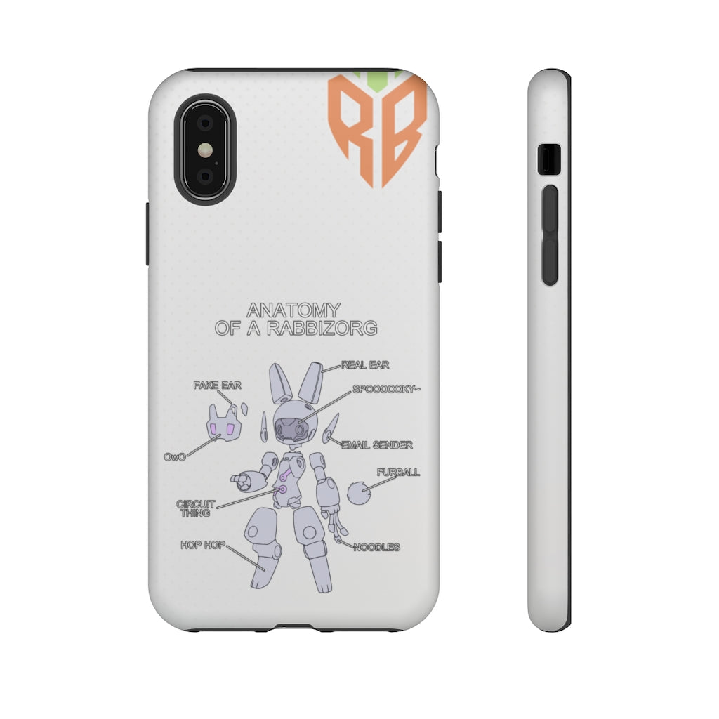 Anatomy Of a Rabbizorg - Phone Case Phone Case Lordyan iPhone X Matte 