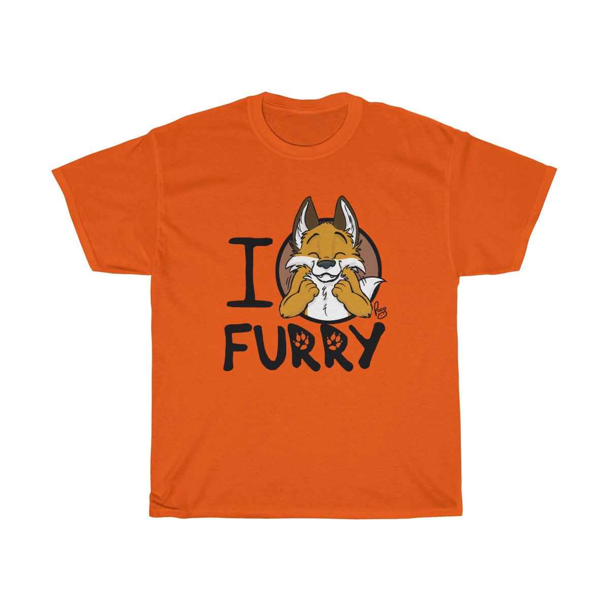 I Fox Furry - T-Shirt T-Shirt Paco Panda Orange S 