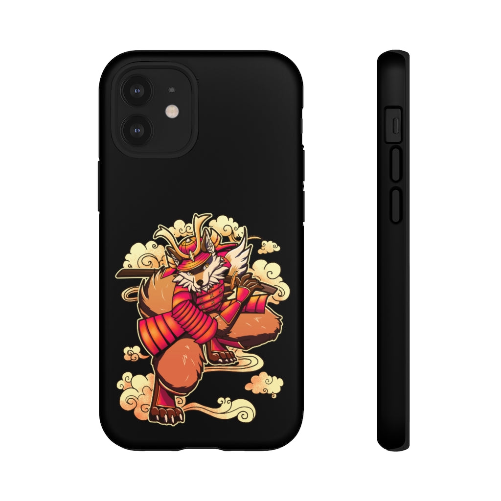 Furry Samurai by Isagu Art - Phone Case Phone Case Artworktee iPhone 12 Mini Matte 