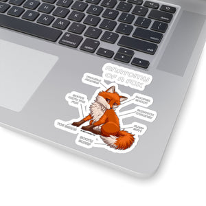 Fox Red - Sticker Sticker Artworktee 